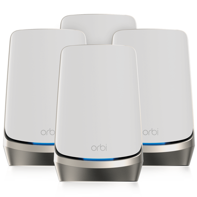 NETGEAR® Orbi™ Quad-band WiFi 6E Mesh System AXE1100 WiFi Mesh system (RBKE964)
